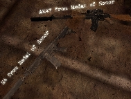 M4 and AK47 from Medal of Honor