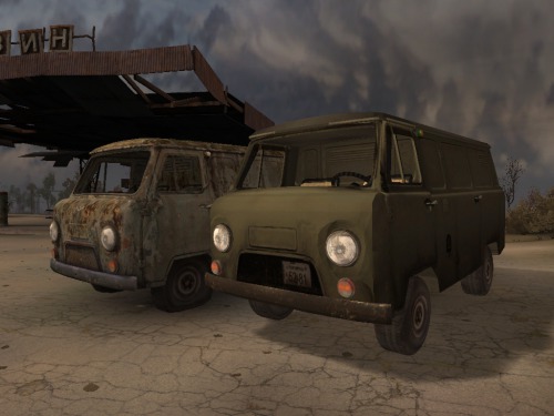 S.T.A.L.K.E.R.: Зов Припяти "Изменяет текстуру УАЗ (Буханка)"